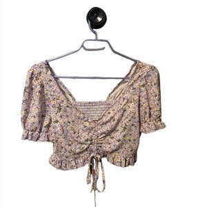 Shein Tie Front Top